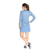 Alternate View 2 of Azure Sky Crossover Crew Long Sleeve Top